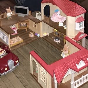 Calico Critter Mansion Set Plus Car